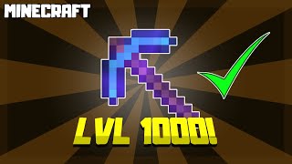 MINECRAFT  How to Get Efficiency 1000 Pickaxe [upl. by Brocklin]