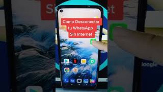 Cómo Desconectar tu WhatsApp sin Internet shorts yenianferreira whatsapp tips [upl. by Areem289]