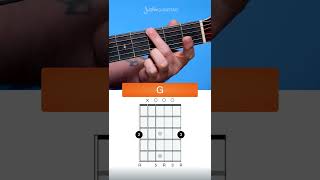 How to play the G Chord on Guitar easy beginner way Shorts [upl. by Melvina]