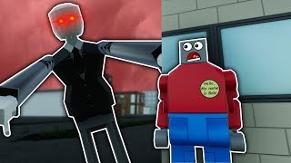 SURVIVING SLENDER MAN IN LEGO CITY  Brick Rigs Gameplay  Multiplayer Lego Hide and Seek [upl. by Idzik427]