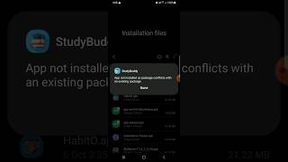 ERROR FIXED👍  App not installed as package conflicts with an existing package android error apk [upl. by Newnorb]