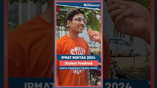 Students Reaction on IPMAT Rohtak Exam🔥 IPMAT Rohtak Paper Review  From Bhopal Centre shorts [upl. by Bela]