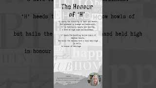 The Honour of H  an Ode to the letter H [upl. by Bekelja215]