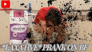 LAXATIVE PRANK On BF HILARIOUS REACTION  YouTuber Series [upl. by Saibot]