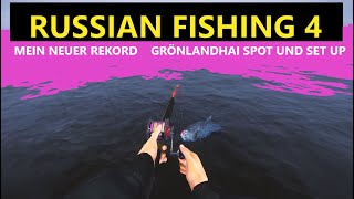 Russian Fishing 4 wir fangen den Grönlandhai am Nordmeer mein neuer Rekord Spot und Set Up [upl. by Airlee661]