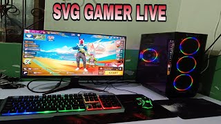 SVG GAMER LIVE LIVE STREEM CS RANK PUSH MASTER VS GRANDMASTER  UID CHEKING 1vs1 custom [upl. by Cedar101]