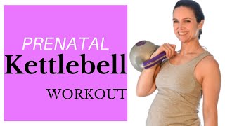 Kettlebell Workout  Pregnancy Friendly [upl. by Ardekan]