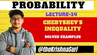 Chebyshevs Inequality  Solved examples  Probability tks krishnasuri btech engineeringmaths [upl. by Genevieve]