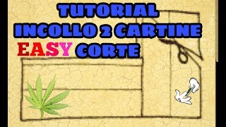 Tutorial Incollo 2 Cartine Corte [upl. by Trix845]