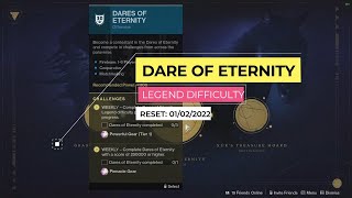 Destiny 2  Blight Destroyed Fateful Spin Triumph  Dares of Eternity Legend Difficulty Week 9 [upl. by Elleb239]