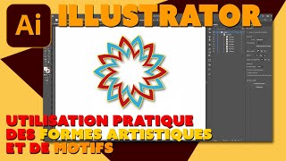 Illustrator  Astuces  Formes artistiques et motifs [upl. by Ardeahp225]