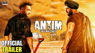 Antim Movie Theatrical Trailer  Salman Khan Aayush Sharma  Mahesh Manjrekar  SKF Films [upl. by Nwahsyt]