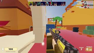 awesome roblox arsenal railgun gameplay [upl. by Fredela]