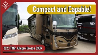 The Shortest Tiffin Class A Motorhome  2023 Tiffin Allegro Breeze 33 BR [upl. by Woodson]