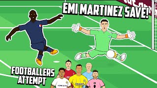 🏆KOLO MUANIS WORLD CUP FINAL MISS🏆 Footballers Attempt Frontmen 73 Starring Emi Martinez MessI [upl. by Markman]