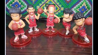 SLAM DUNK ANIME COLLECTIBLLES  CHIBI FIGURES  JerCast Vlog 12 [upl. by Ailyt]