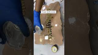 How to Make Resin Nameplate  Resin Nameplate Tutorial step by step resin art for beginners resin [upl. by Nnylacissej12]