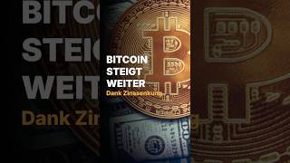 Bitcoin erreicht neues Allzeithoch nach FedZinssenkung [upl. by Rurik]