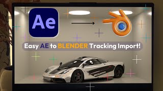 Track in After Effects Import to Blender  Easy Guide  2024 [upl. by Retsam]