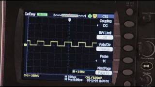 Teledyne LeCroy WaveAce Quickly Display a Waveform [upl. by Cindee]