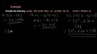 Expanding and simplifying algebraic expressions [upl. by Laban735]