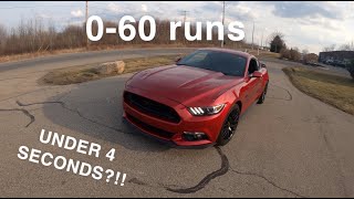 POV 060 RUNS IN MY MANUAL MUSTANG GT SHOCKING RESULTS [upl. by Nataline193]