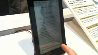 CEATEC 2010 Video NTT docomo showed Samsung Galaxy tab first time in JAPAN [upl. by Ardehs195]