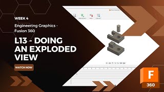 Fusion 360  Doing an Exploded View [upl. by Nohsal]