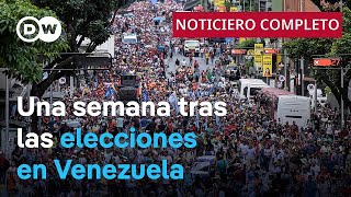 🔴 DW Noticias del 4 de agosto Continúa disputa por resultados electorales en Venezuela [upl. by Clift]