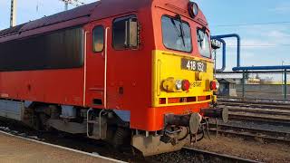 Sátoraljaújhely MAV Hungary Locomotive motor engine Pielstick [upl. by Cloutman783]