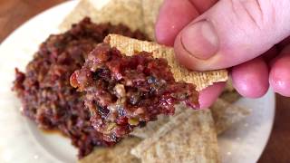 How to make Olive Tapenade Side Dip  Easy Delicious Recipe [upl. by Agatha145]