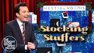 Tonight Show Stocking Stuffers 2024 Vaonis Smart Telescope  The Tonight Show Starring Jimmy Fallon [upl. by Akitahs]