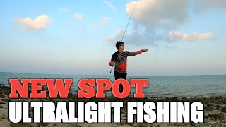 Jebel Dhanna Beach  Ultralight fishing  KeepOnFishing Juan [upl. by Aserat277]