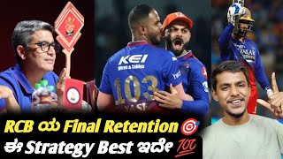 IPL 2025 RCB Retention analysis and prediction KannadaIPL 2025 RCB retention and auction analysis [upl. by Dougall]