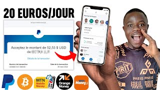 COMMENT GAGNER 20 EUROSJOUR AVEC SON TÉLÉPHONE PORTABLE Cette Application Paye Réellement [upl. by Siravat]