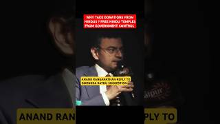 Anand Ranganathan on Hindu temples under government control amp Dharmansh foundation by Omendra Ratnu [upl. by Theodore]