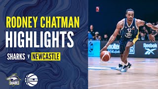 Rodney Chatman III with 21 Points vs Newcastle Eagles [upl. by Lemart]