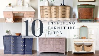 10 Inspiring Furniture Flips for 2024  DIY Furniture Makeovers [upl. by Colb638]