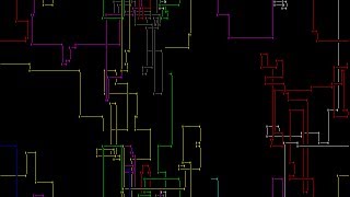 Pipes ASCII Art Screensaver [upl. by Poore974]