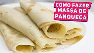 Aprenda como fazer Panquecas Massa Básica  Receitas de Minuto EXPRESS 01 [upl. by Ynafets732]