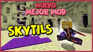 EL NUEVO MEJOR MOD SKYTILS  403  Hypixel Skyblock [upl. by Eenolem967]