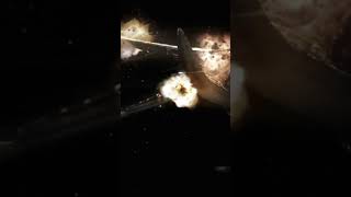 Yet another Cylon ship gets destroyed shorts  Battlestar Galactica [upl. by Dej]