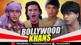 Bollywood Khans  Saif Ali Khan  Aamir Khan  Salman Khan  Shahrukh Khan  Jukebox 4 [upl. by Assenar48]