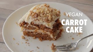 Vegan Carrot Cake  Loving It Vegan [upl. by Philcox]