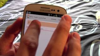 Samsung S3 controlled by NFC tags [upl. by Avot]