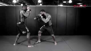 UFC Tyron Woodley Takedown  KO Punch  Evolve University [upl. by Narut]