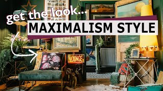 Maximalism Interior Style  How to get this look  Interior Design [upl. by Sladen]