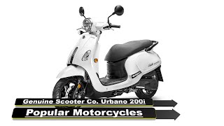 Genuine Scooter Co Urbano 200i Popular 2024 Motorcycles [upl. by Acinaj166]