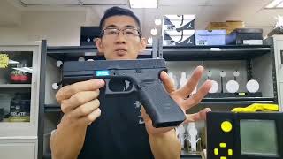 WE Glock 17 Gen 4 Airsoft Gas Blowback Pistol for Sir Sergio [upl. by Anuska601]