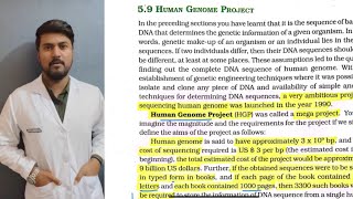 HUMAN GENOME PROJECT  NCERT LINE BY LINE  neet2024 boardexam [upl. by Almeda611]